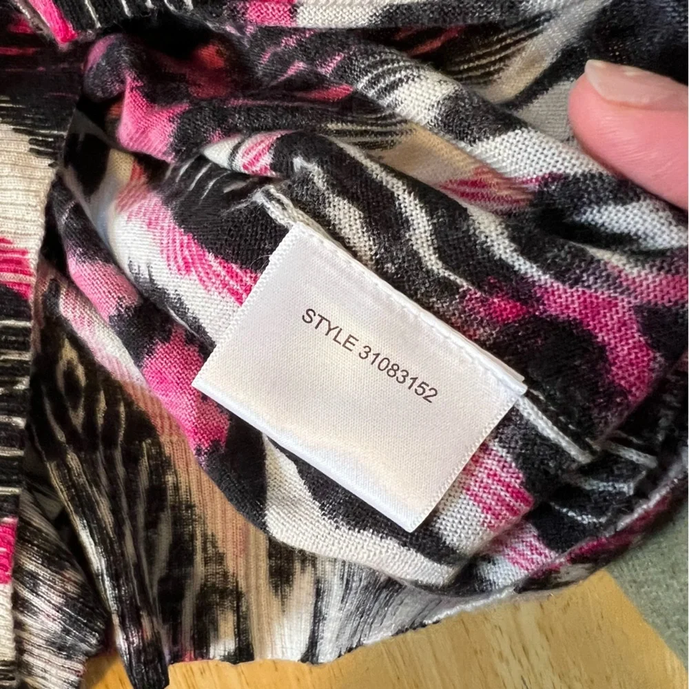 TORY BURCH Women's 3/4 Sleeve Pullover Wool Sweater Size L